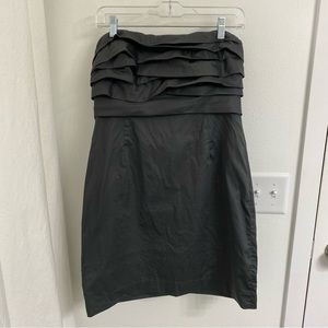 J.Crew Charcoal Strapless Dress